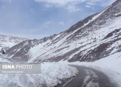 احتمال وقوع بهمن و کولاک در جاده های کوهستانی