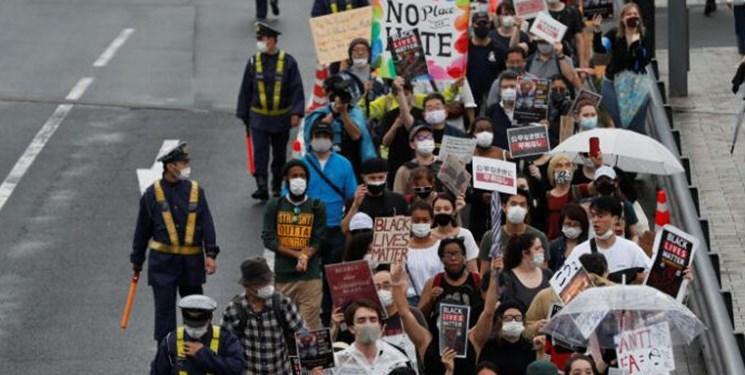 معترضان به قتل جورج فلوید در ژاپن هم به خیابان ها آمدند