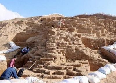 بقایای دژ تاریخی مربوط به دوره هخامنشی در محوطه ریوی خراسان شمالی کشف شد