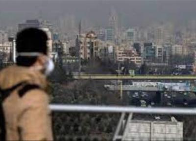 آلودگی؛ کوه های شمال تهران را غیب کرد